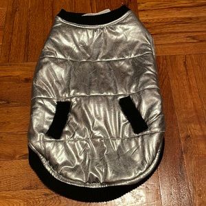 Dog Coat-Light weight-Silver-Size Large